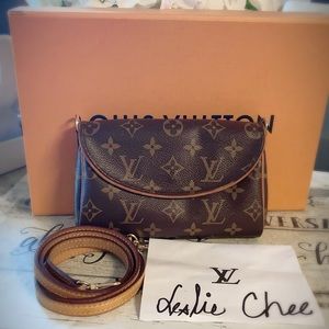 💯 Authentic Pochette Friendly 2-Way bag.💗❤️